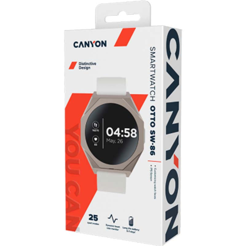 Canyon Otto SW-86 Smartwatch - Silver