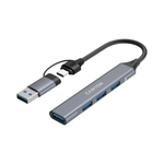 Canyon Hub DS-02 4in1 USB-A/C - Grey