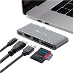 Canyon DS-5 Hub 5 in 1 Thunderbolt 3 4k - Space Grey