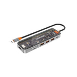 Canyon DS-13 Hub 7-in-1 4k USB C  - Transparent / Space Grey