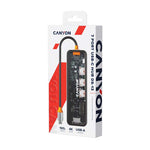 Canyon DS-13 Hub 7-in-1 4k USB C  - Transparent / Space Grey