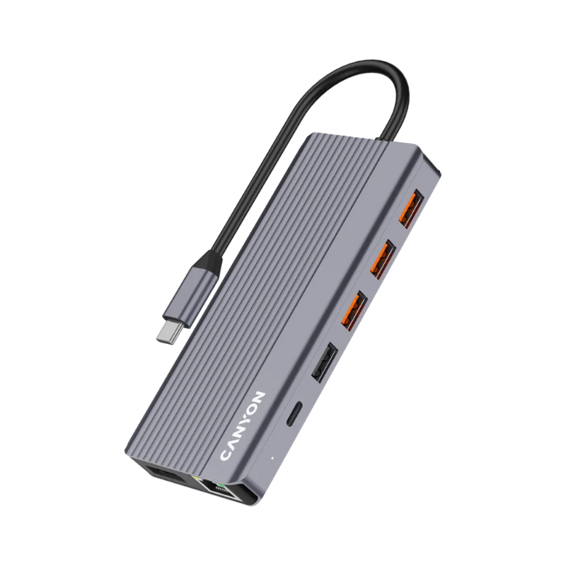 Canyon Hub DS-16 13in1 4k USB-C - Grey