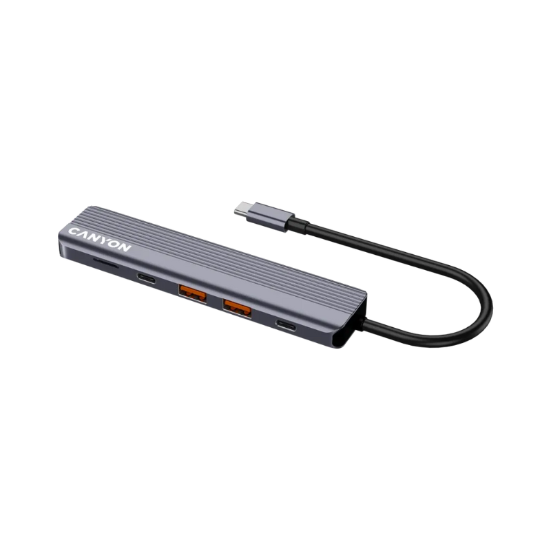 Canyon Hub DS-17 6in1 4k USB-C - Grey