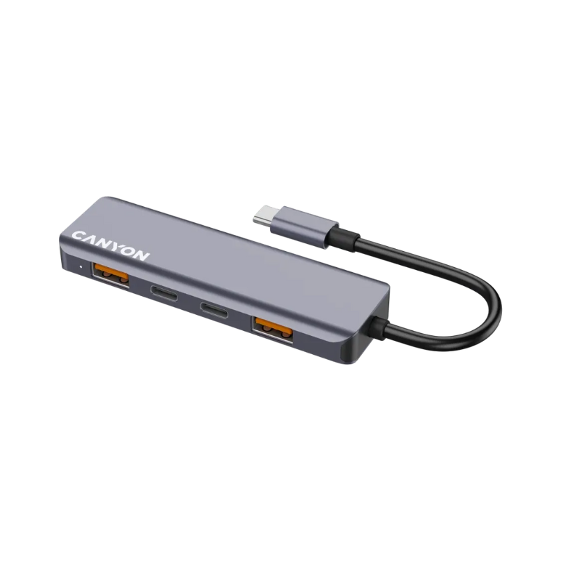 Canyon Hub DS-18 5in1 USB-C - Grey