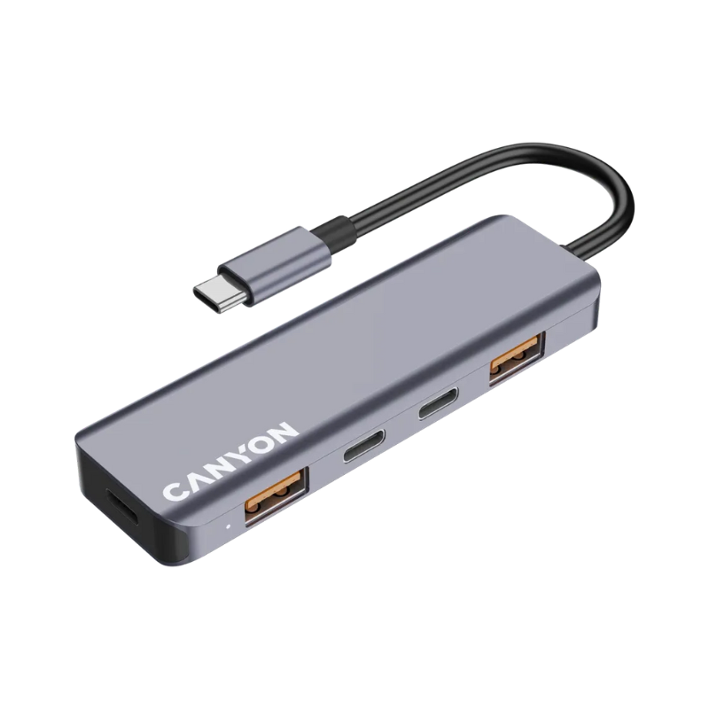 Canyon Hub DS-18 5in1 USB-C - Grey