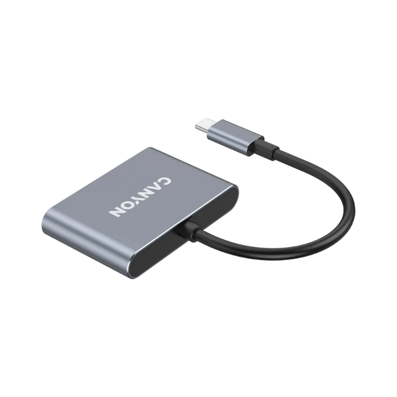 Canyon Hub DS-3 3in1 USB-C - Dark Grey