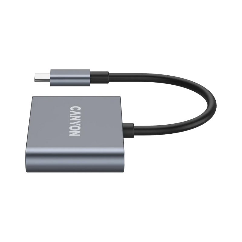 Canyon Hub DS-3 3in1 USB-C - Dark Grey