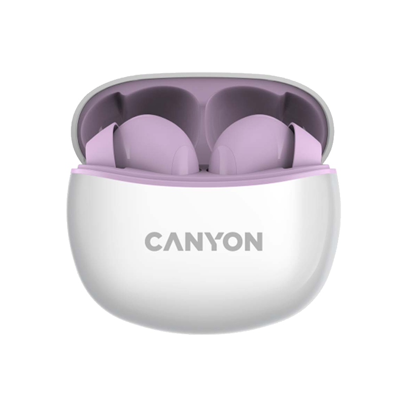 Canyon TWS-5 Wireless Bluetooth In-ear Headset - Purple