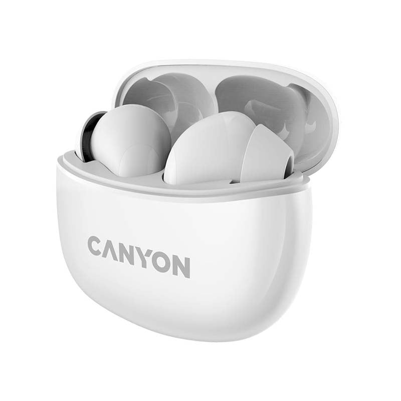 Canyon TWS-5 True Wireless Stereo Earbuds - White