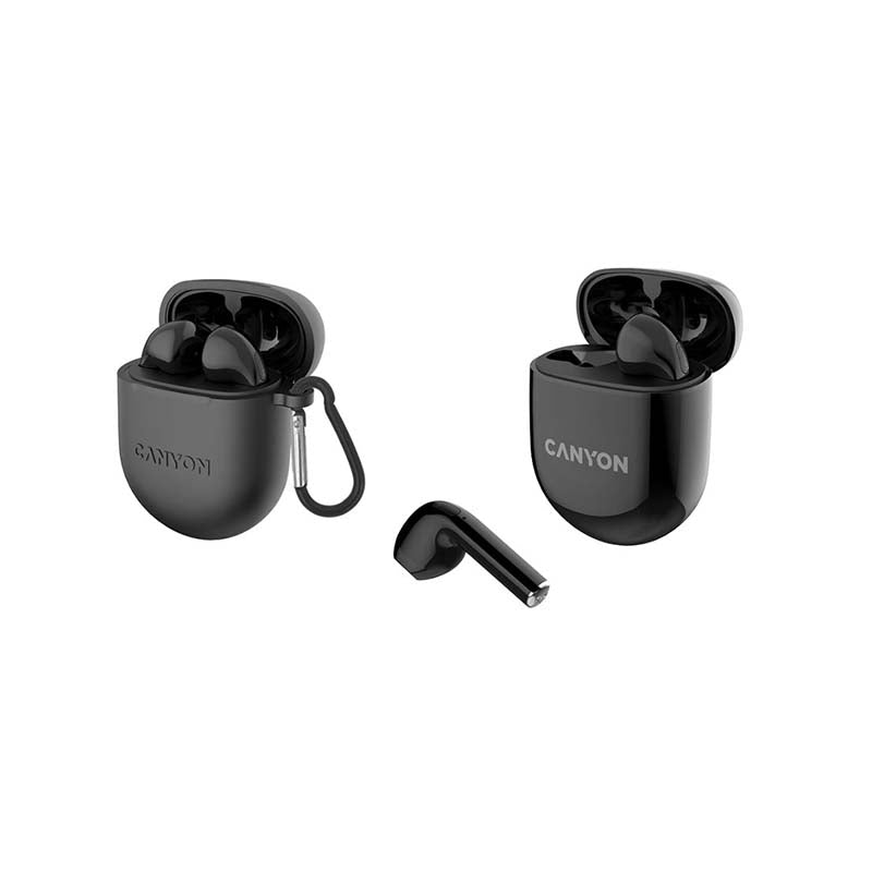 Canyon TWS-6 True Wireless Stereo Earbuds - Black