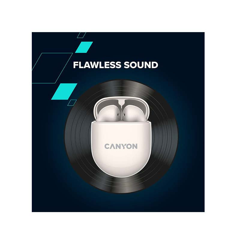 Canyon TWS-6 True Wireless Stereo Earbuds - Black
