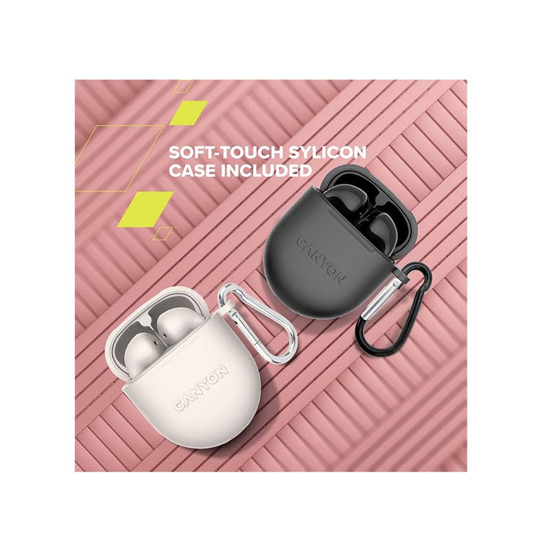 Canyon TWS-6 True Wireless Stereo Earbuds - Black