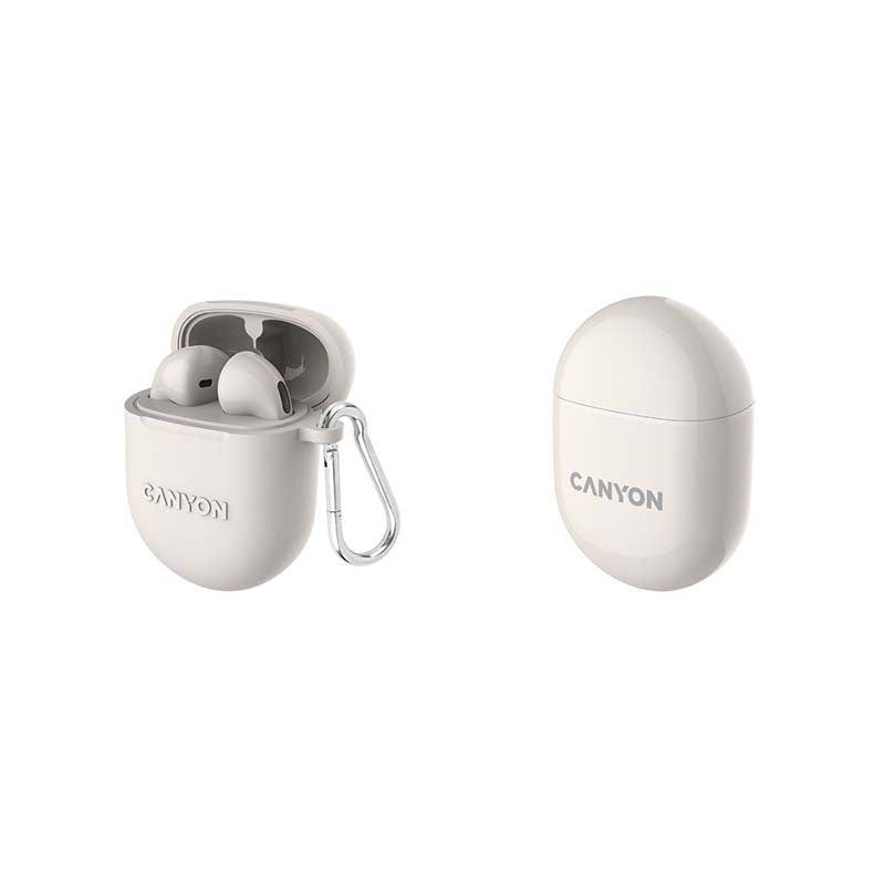 Canyon TWS-6 True Wireless Stereo Earbuds - Beige