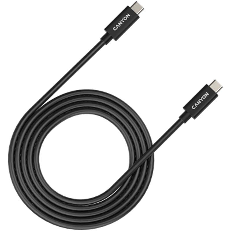 Canyon UC-42 USB-C to USB-C Cable 240W 20Gbps 4k 2M - Black