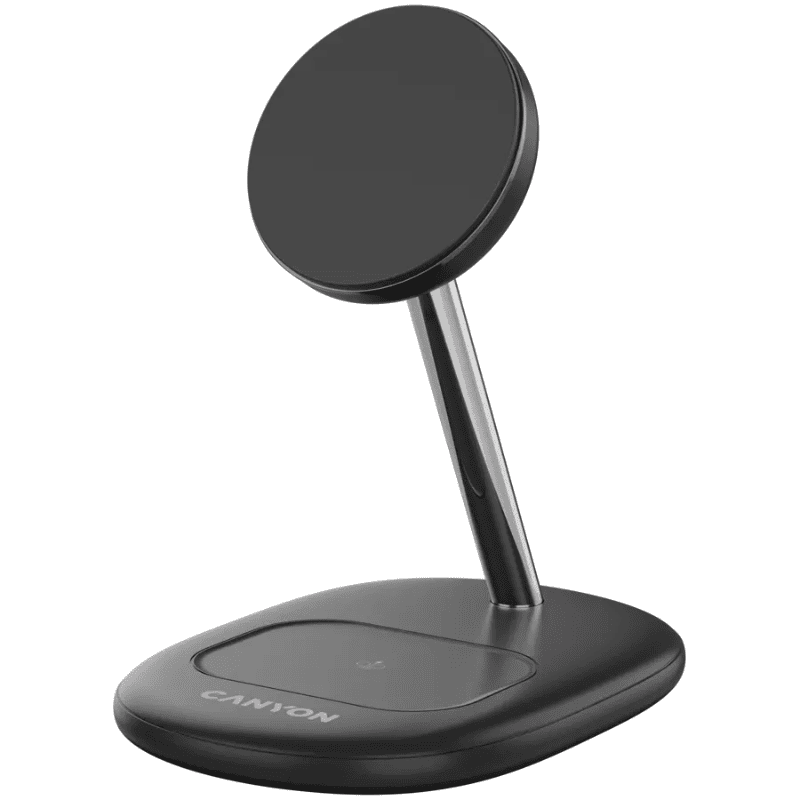 Canyon Wireless Charger Stand OnCharge 205 15W Qi2 2in1 - Black