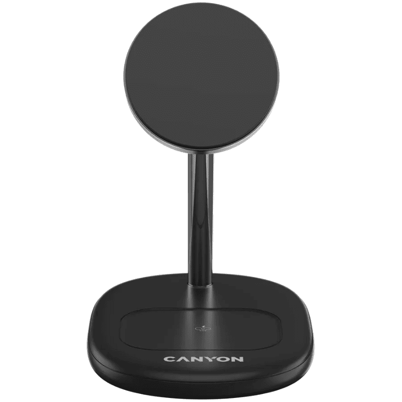 Canyon Wireless Charger Stand OnCharge 205 15W Qi2 2in1 - Black