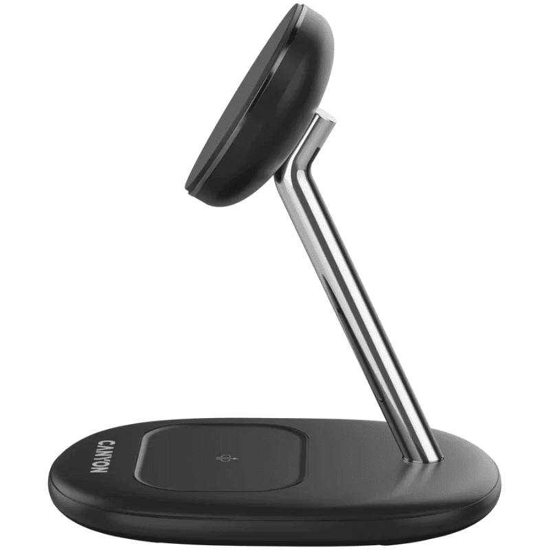 Canyon Wireless Charger Stand OnCharge 205 15W Qi2 2in1 - Black