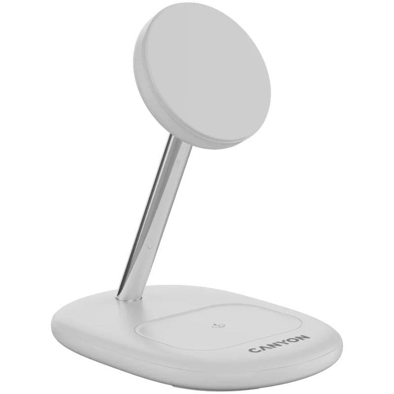 Canyon Wireless Charger Stand OnCharge 205 15W Qi2 2in1 - White