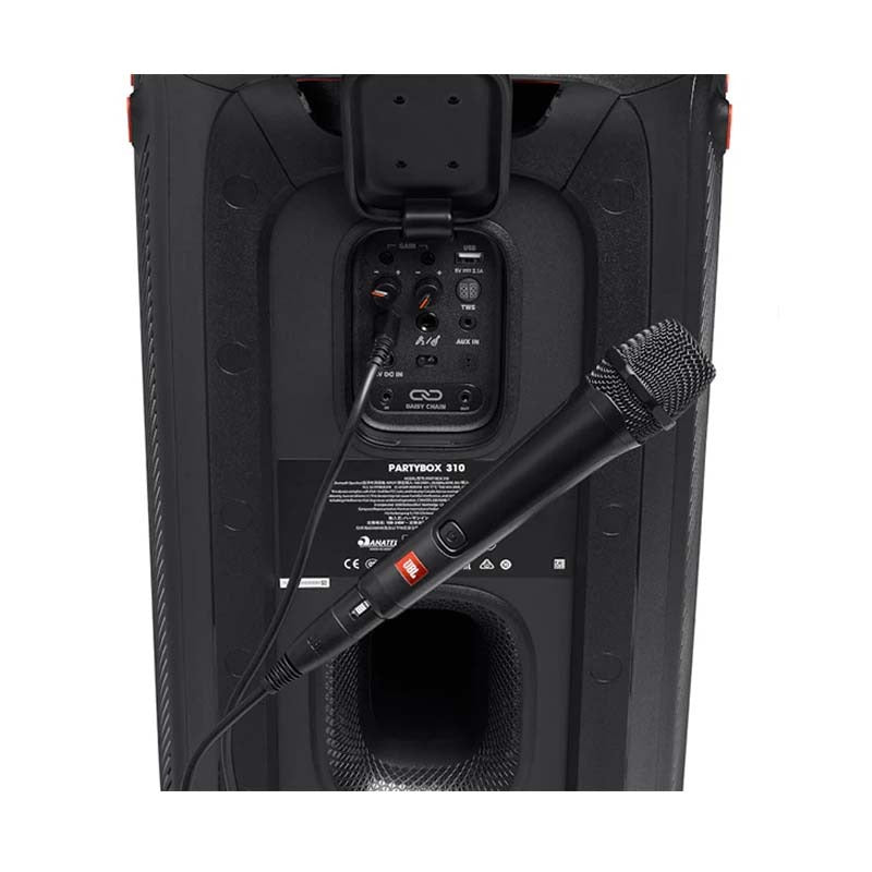 JBL Partybox M100 Wired Partybox Mic - Black