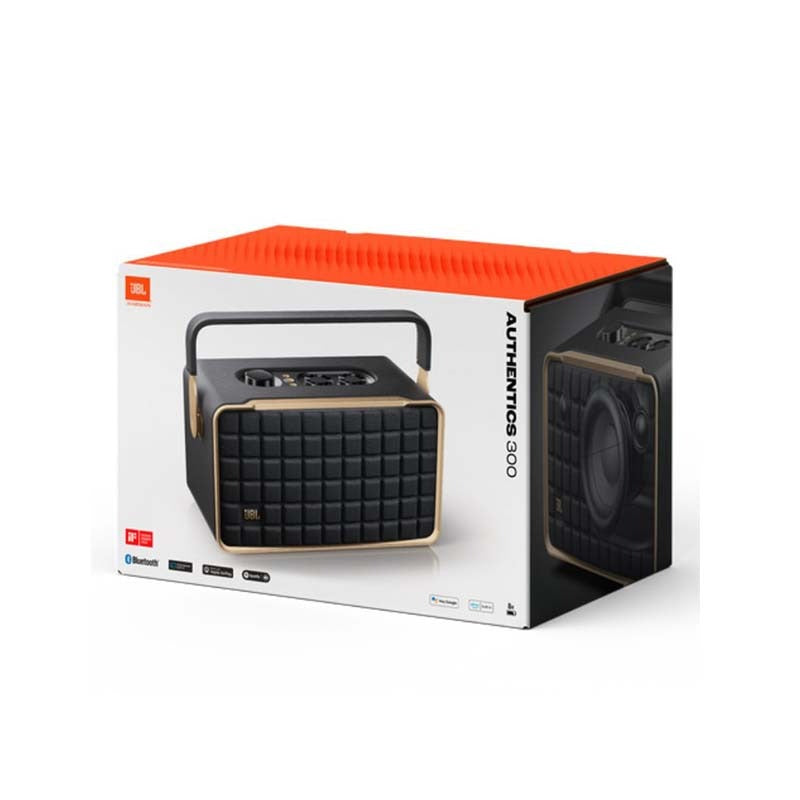 JBL Authentic 300 Smart Home Portable Bluetooth Speaker - Black