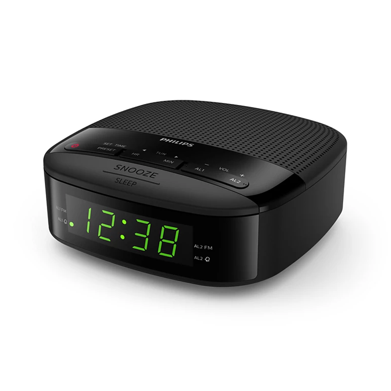 Philips TAR3205 Digital FM Clock Radio - Black