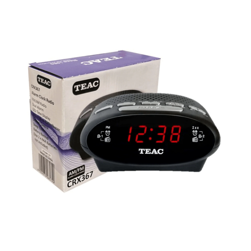 Teac CRX367 Alarm Clock Radio - Black