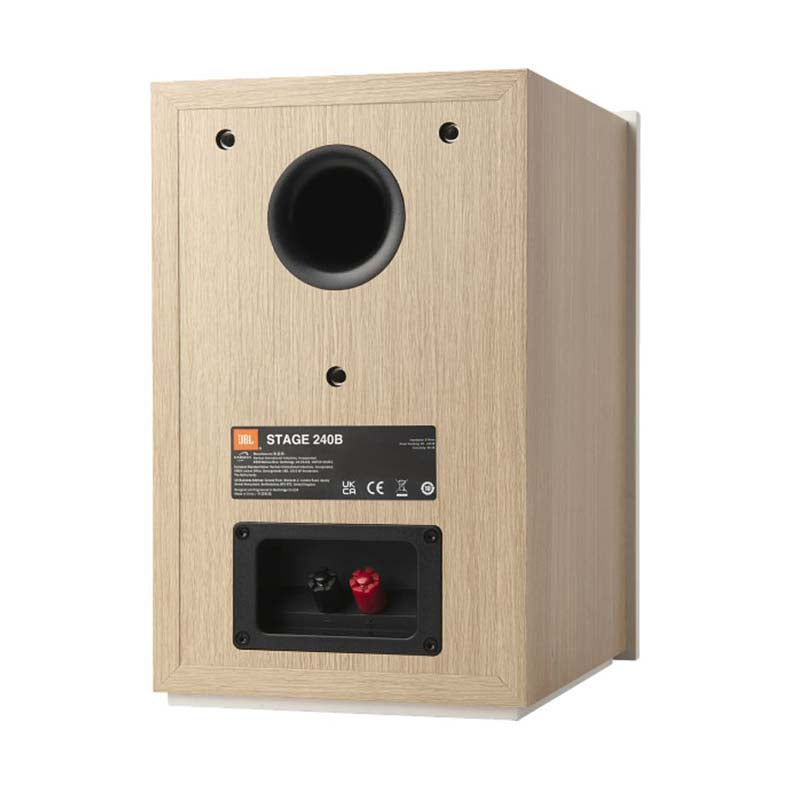 JBL Stage 240B Pair of Bookshelf Speakers - White