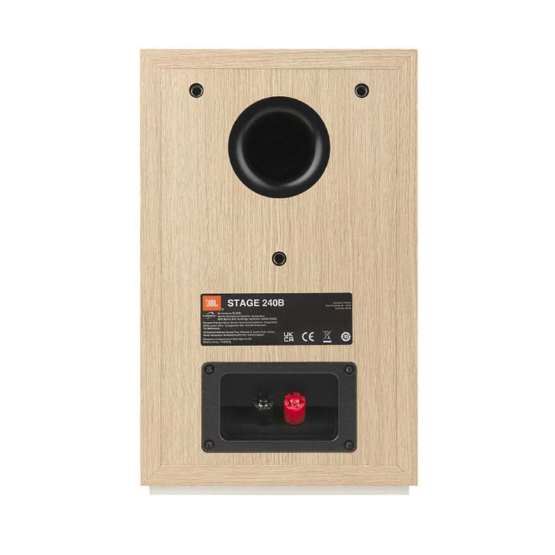 JBL Stage 240B Pair of Bookshelf Speakers - White