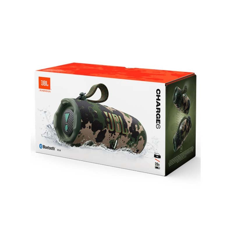 JBL Charge 6 Portable Bluetooth Speaker - Camouflage