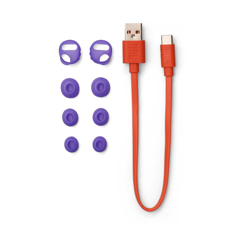JBL Endurance Race 2 True Wireless Active Sport In-Ear Earbuds with ANC - Purple