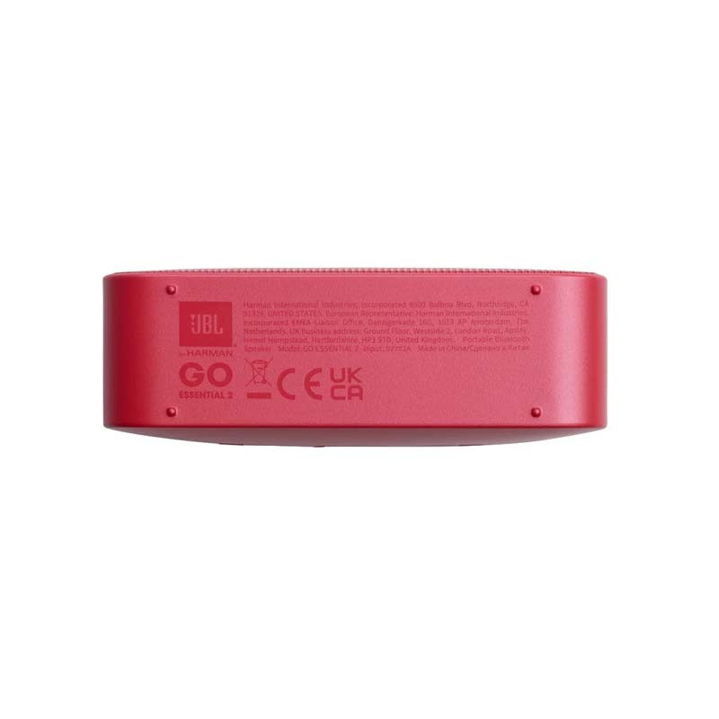JBL Go Essential 2 Portable Bluetooth Speaker - Red