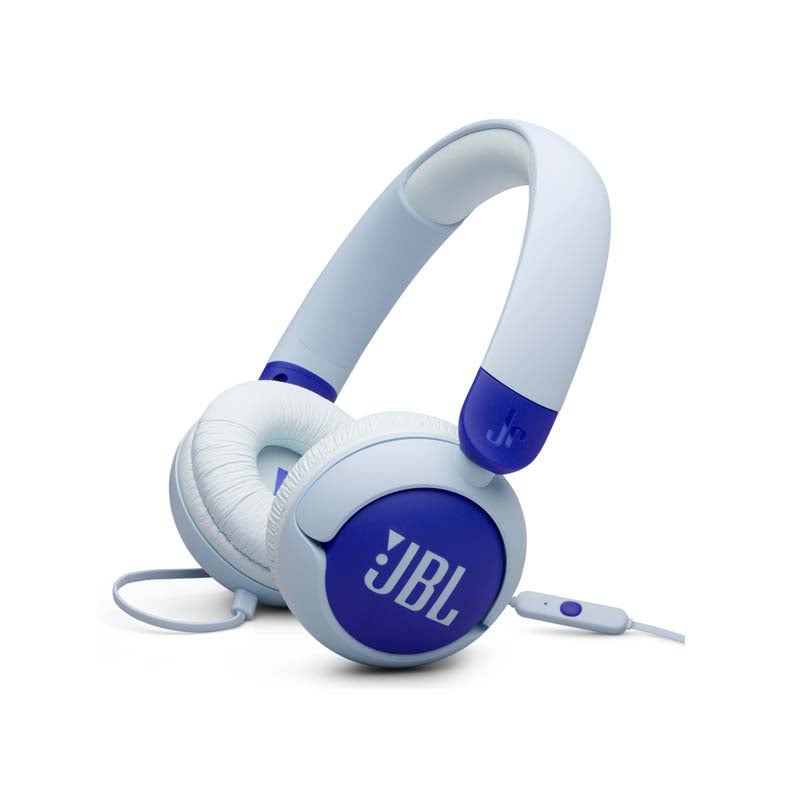 JBL Junior 320 Wired On-Ear Kids Headphones With Mic - Blue