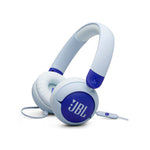 JBL Junior 320 Wired On-Ear Kids Headphones With Mic - Blue