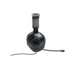 JBL Quantum 100X Console Wired Over Ear Gaming Headphones - Black / Green