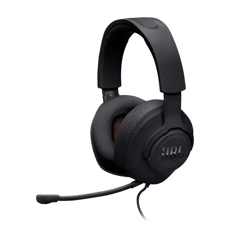 JBL Quantum 100M2 Wired Over-Ear Gaming Headset with Detachable Mic - Black