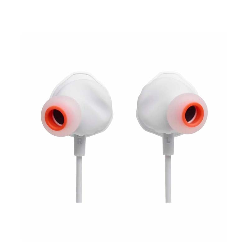 JBL Quantum 50C Wired In-Ear Gaming Earbuds With USB-C Adapter - White