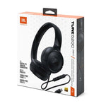 JBL Tune 520C Hi-Res Wired On Ear Headphones - Black