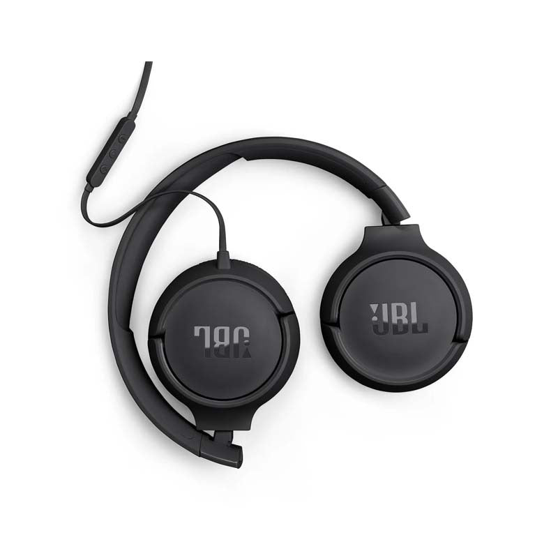 JBL Tune 520C Hi-Res Wired On Ear Headphones - Black