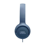 JBL Tune 520C Hi-Res Wired On Ear Headphones - Blue