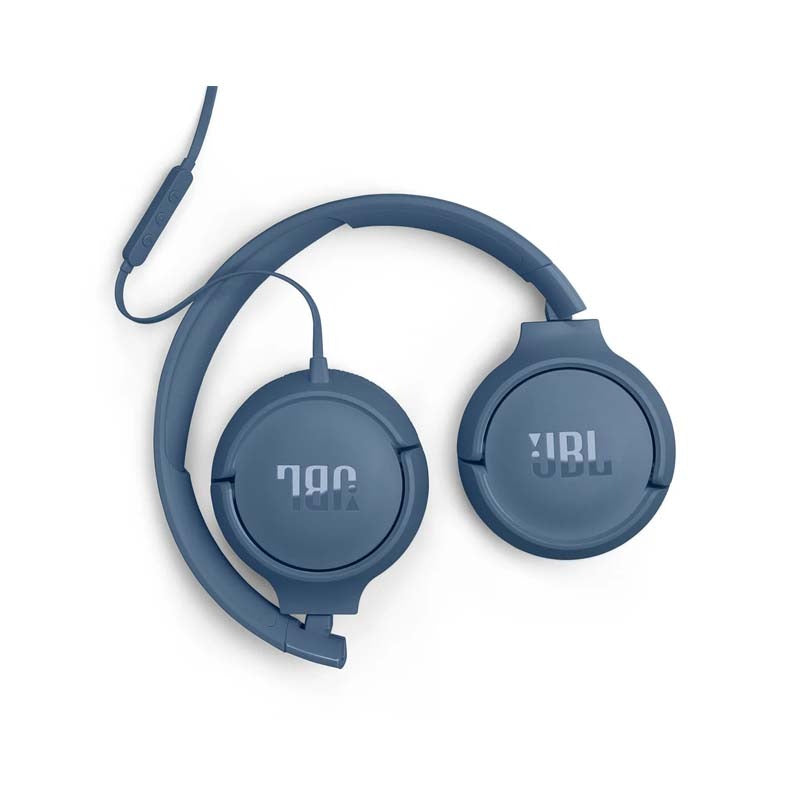 JBL Tune 520C Hi-Res Wired On Ear Headphones - Blue