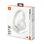 JBL Tune 520C Hi-Res Wired On Ear Headphones - White