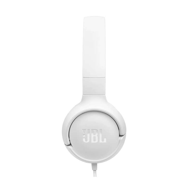 JBL Tune 520C Hi-Res Wired On Ear Headphones - White
