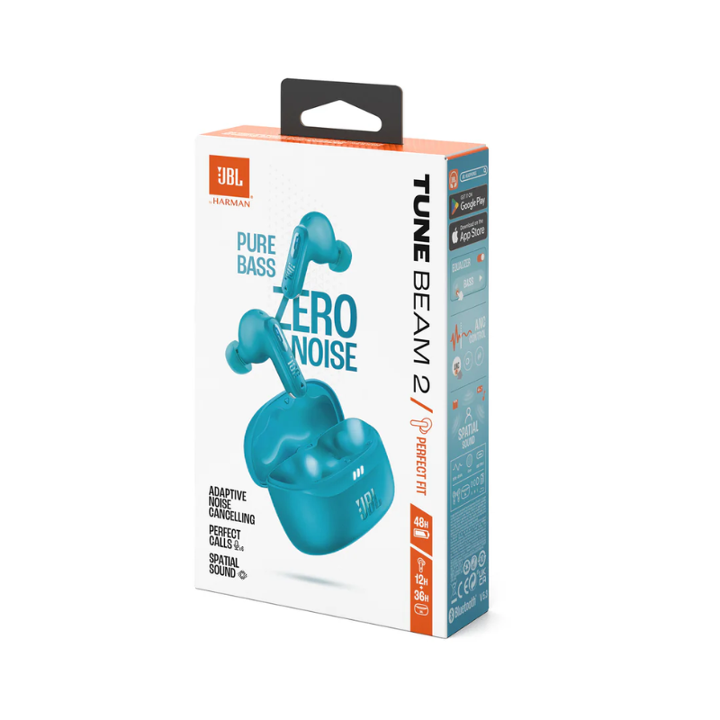 JBL Tune Beam 2 NC TWS In Ear Headphone - Turquoise
