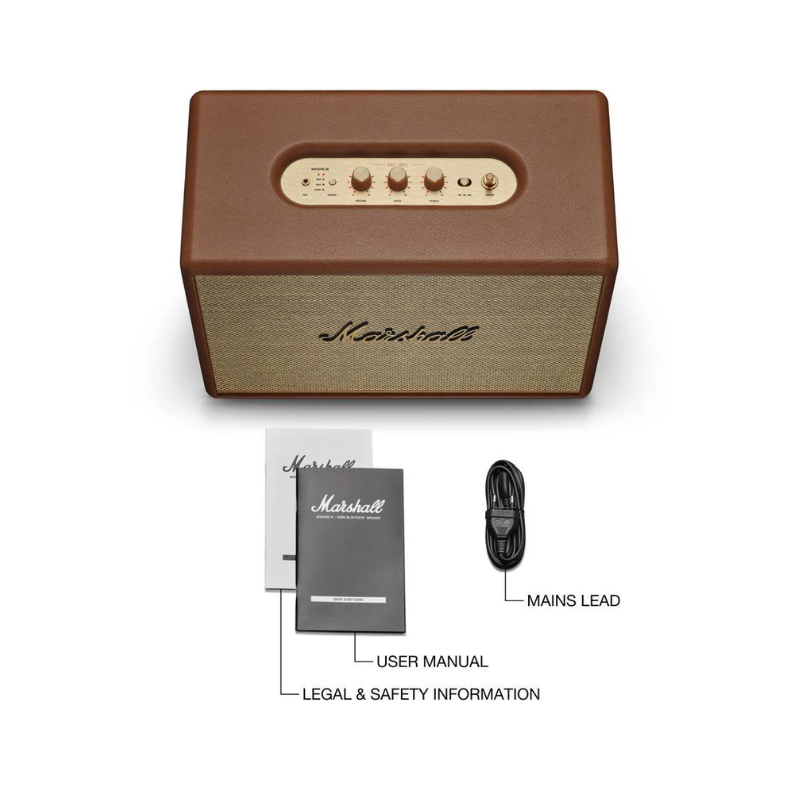 Marshall Woburn III Bluetooth Speaker - Brown