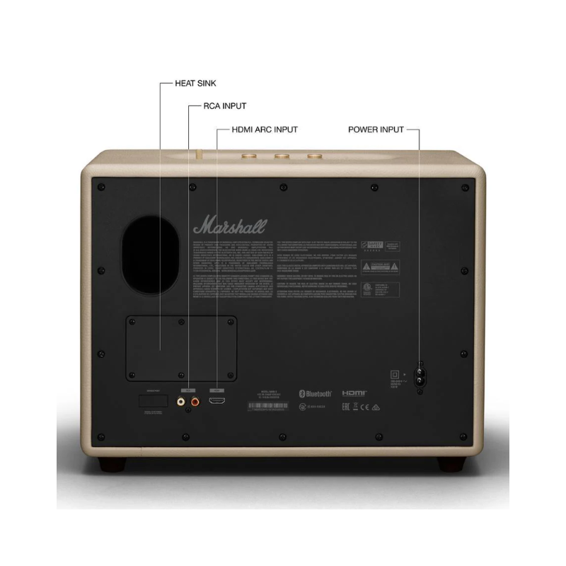 Marshall Woburn III Bluetooth Speaker - Cream