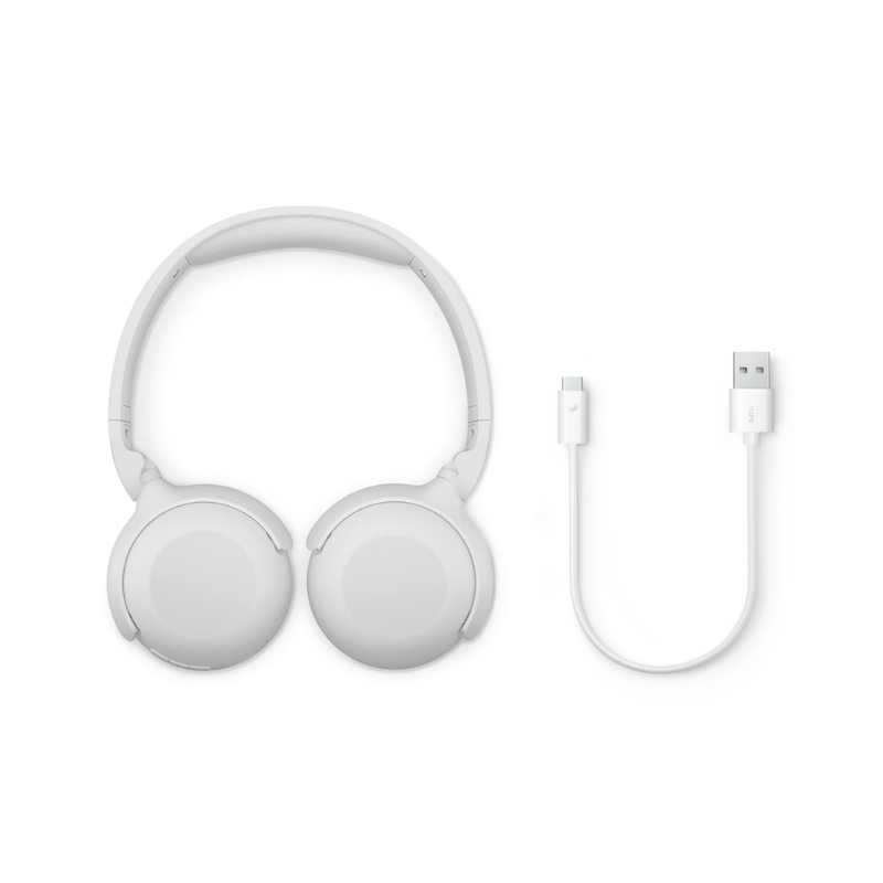 Philips TAH2209 Bluetooth On Ear Headphone with Mic - White