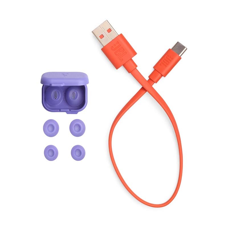 JBL Tune Ghost Flex 2 ANC True Wireless In-Ear Earbuds - Purple