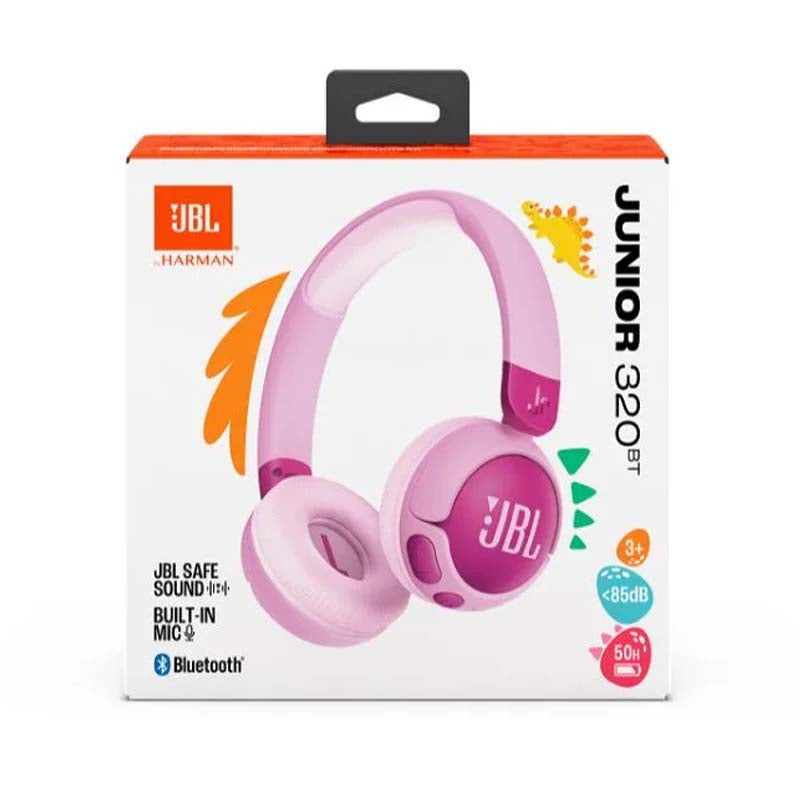 JBL Junior 320BT Wireless On-Ear Kids Headphones - Purple