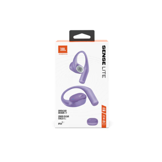 JBL Sense Lite TWS Open Ear Headphone - Purple