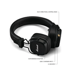 Marshall Major V Bluetooth On Ear Headphone - Black